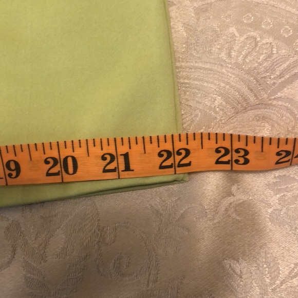 SCRIPT TANK TOP - SIZE L PETITE - LIME GREEN 10% SPANDEX STRETCHY COOL - #187 - Picture 7 of 9